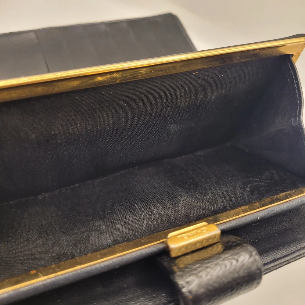 Chanel Black Leather Wallet